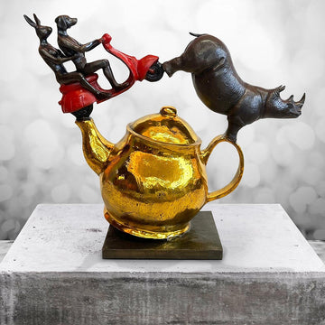 Round and Round We Go (Bronze Sculpture)