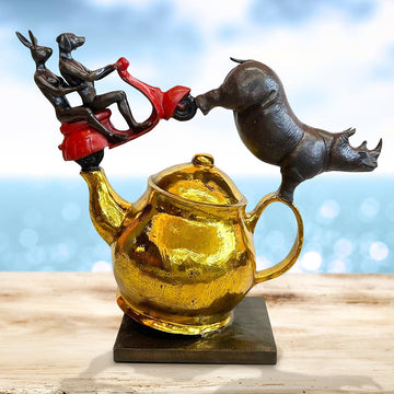 Round and Round We Go (Bronze Sculpture)