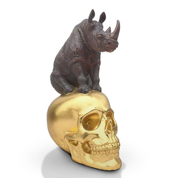 Mankind for Rhinos (Bronze Sculpture)