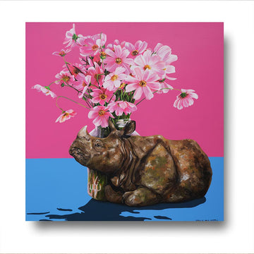 Rhino in spring (Original Painting)