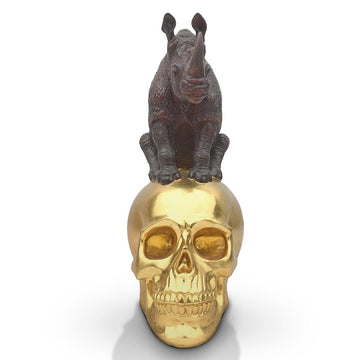 Mankind for Rhinos (Bronze Sculpture)