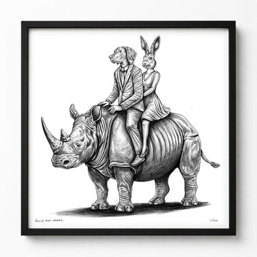 A Study for the Rhino Lovers (Print)