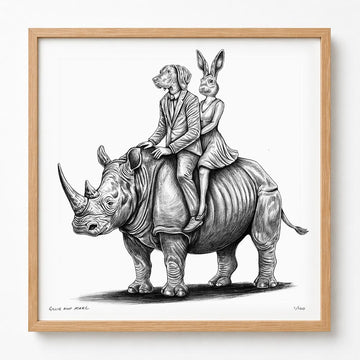A Study for the Rhino Lovers (Print)