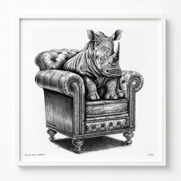 A Study for a Rhino on a Chair (Print)