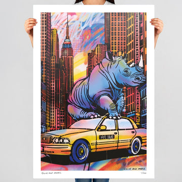 Rhino Was There for the Ride (Print)