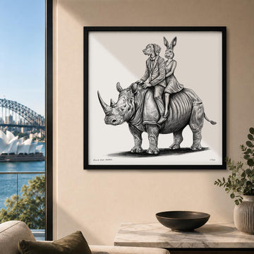 A Study for the Rhino Lovers (Print)