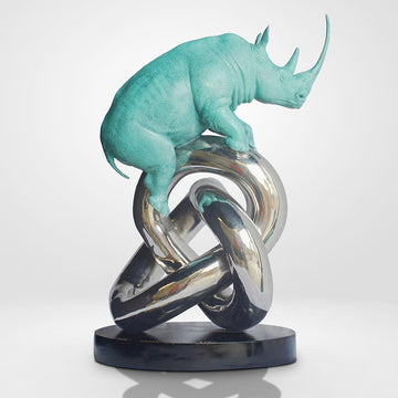 Eternity Rhino (Bronze Sculpture)