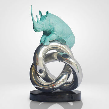 Eternity Rhino (Bronze Sculpture)