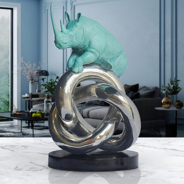 Eternity Rhino (Bronze Sculpture)