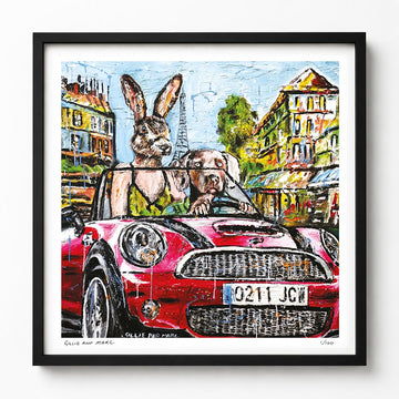 Baby You Can Ride My Car, Baby It Will Take You Far, but Just Don't Scratch It!! (Print)