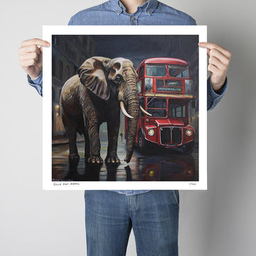 Elephant Ride (Print)
