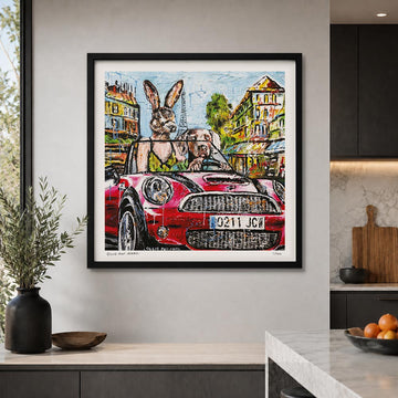 Baby You Can Ride My Car, Baby It Will Take You Far, but Just Don't Scratch It!! (Print)