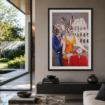 They Always Ride Together in Rome (Print)