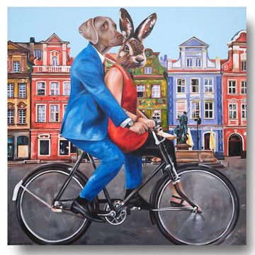 They Were on the Road Again (Original Painting)