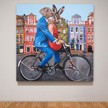 They Were on the Road Again (Original Painting)