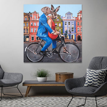 They Were on the Road Again (Original Painting)