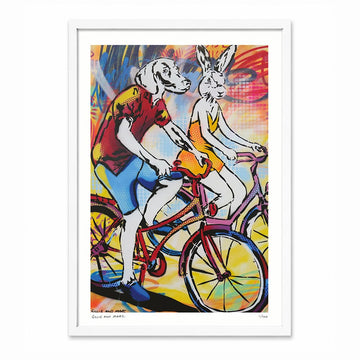 Bike Lovers on the Road (Print)