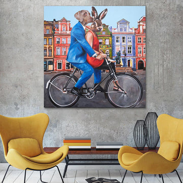 They Were on the Road Again (Original Painting)