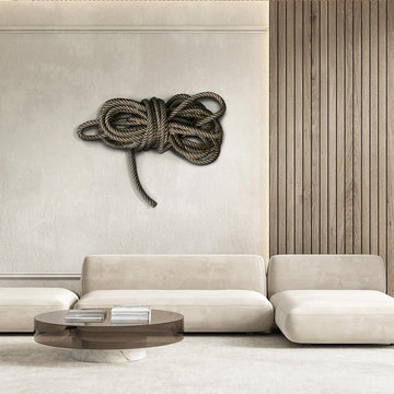 Knowing the Ropes of Life (Sculpture Wall Art)
