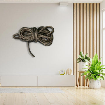 Knowing the Ropes of Life (Sculpture Wall Art)
