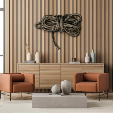 Knowing the Ropes of Life (Sculpture Wall Art)