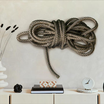 Knowing the Ropes of Life (Sculpture Wall Art)