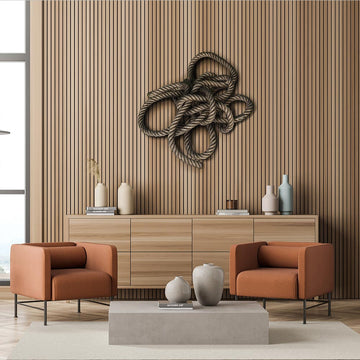 Knowing the Ropes of Love (Sculpture Wall Art)