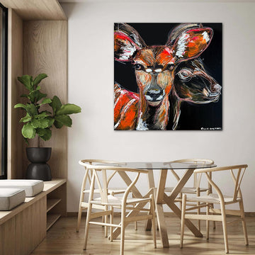 Safiya, the Disappearing Nyala Deer (Original Painting)