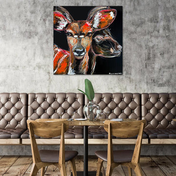 Safiya, the Disappearing Nyala Deer (Original Painting)