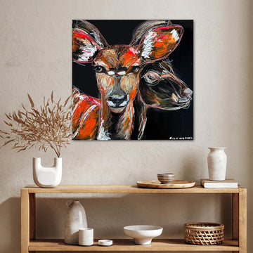 Safiya, the Disappearing Nyala Deer (Original Painting)