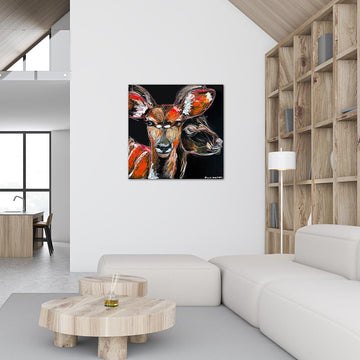 Safiya, the Disappearing Nyala Deer (Original Painting)