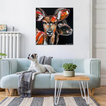 Safiya, the Disappearing Nyala Deer (Original Painting)