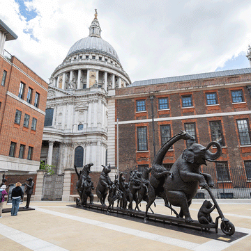 Go Wildlife Go (Bronze Sculpture)
