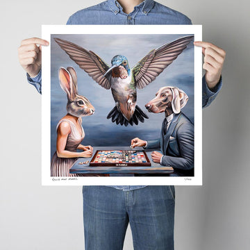 Scrabble Lovers (Print)