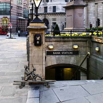 A Little Eco Ride (Bronze Sculpture)