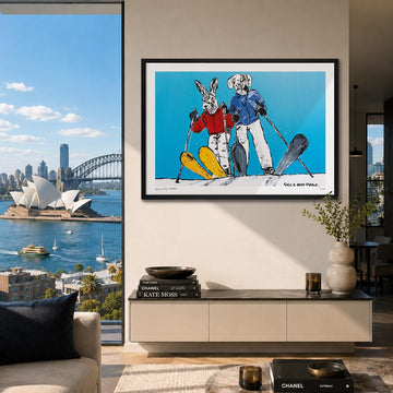 They Loved Skiing Thredbo Almost as Much as They Loved Each Other (Print)