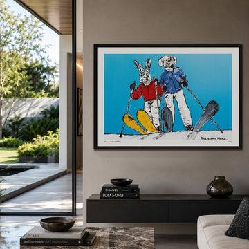 They Loved Skiing Thredbo Almost as Much as They Loved Each Other (Print)