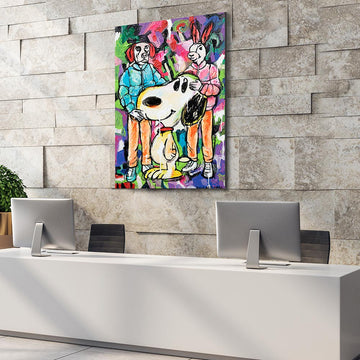 We Love Snoopy (Original Painting)