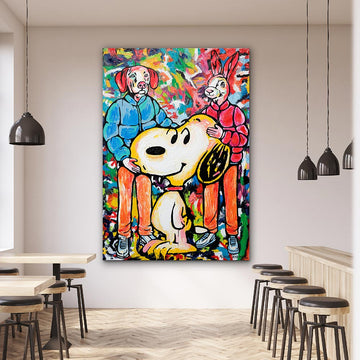 Snoopy was everyone's best friend (Original Painting)