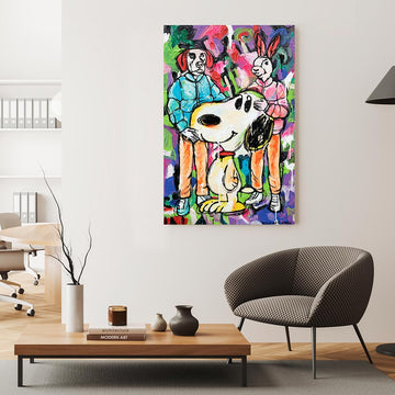 We Love Snoopy (Original Painting)