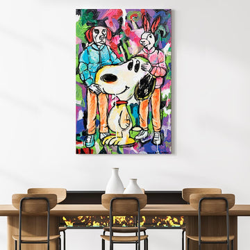 We Love Snoopy (Original Painting)