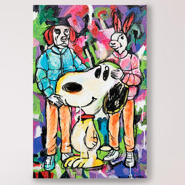 We Love Snoopy (Original Painting)