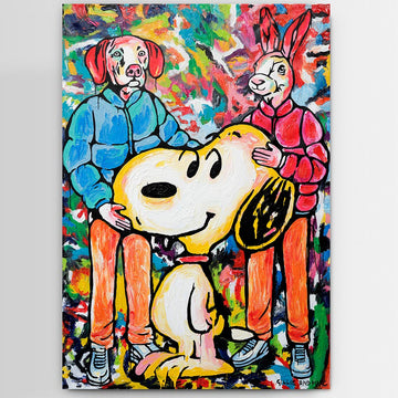 Snoopy was everyone's best friend (Original Painting)