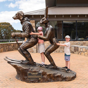 The Snow Lovers (Bronze Sculpture)