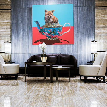 Snug in a teapot (Original Painting)