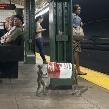 A Little Clean Up (Bronze Sculpture)