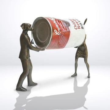 A Little Clean Up (Bronze Sculpture)