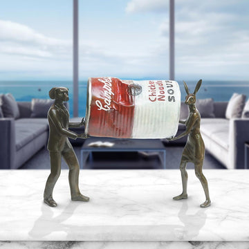 A Little Clean Up (Bronze Sculpture)