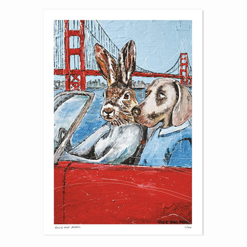 They Drove Together Through the Streets of San Francisco (Print)