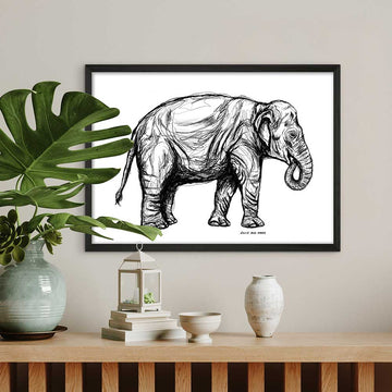 Sumatran Elephant Forever (Giclee Canvas Print)